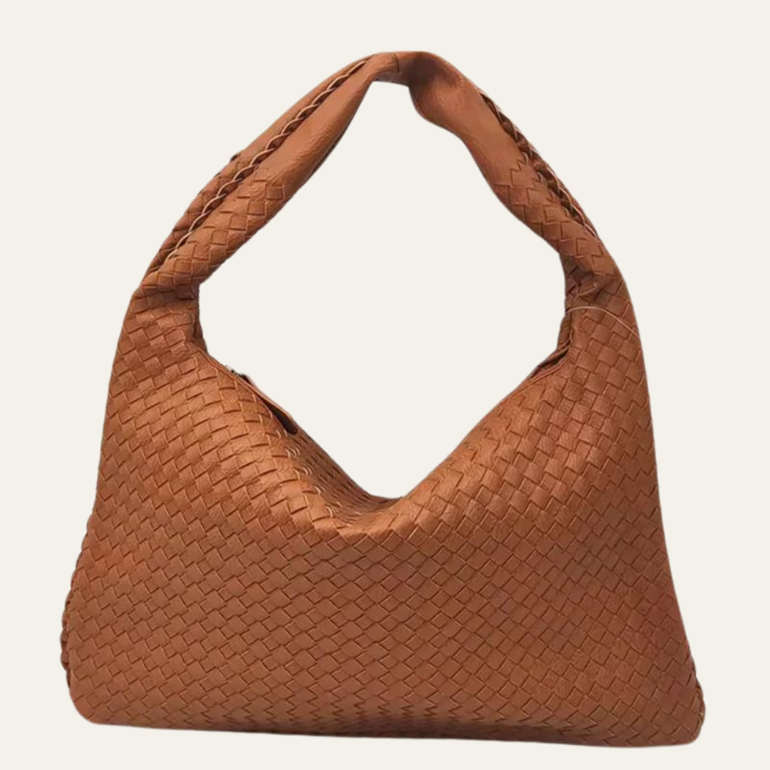 Kim's | Milan Woven Hobo Bag | Medium Structured Carryall
