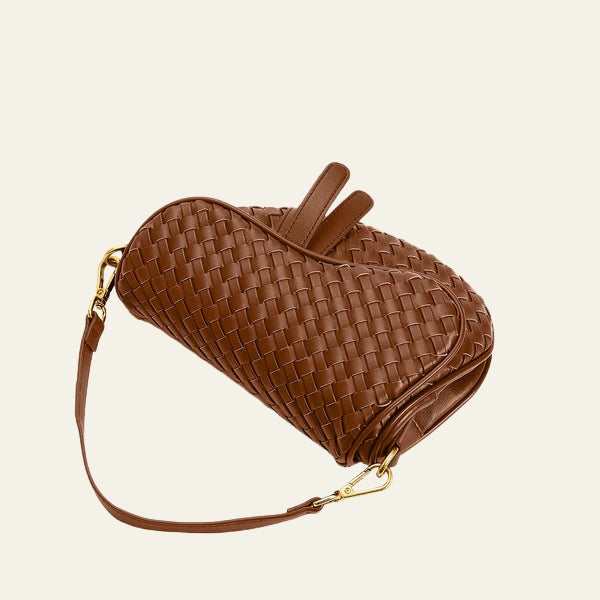 Kim's | Ravello Woven Flap Shoulder Bag | Compact Shoulder Bag