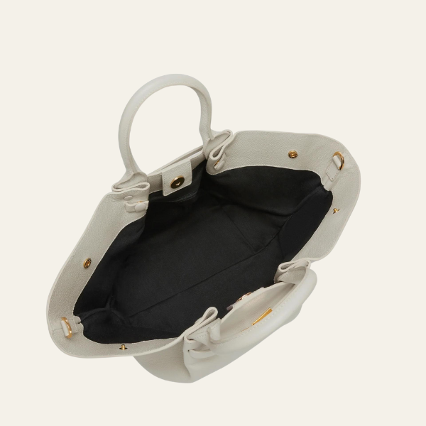 Kim's | Cortina Shearling Tote Bag | Structured Winter Tote