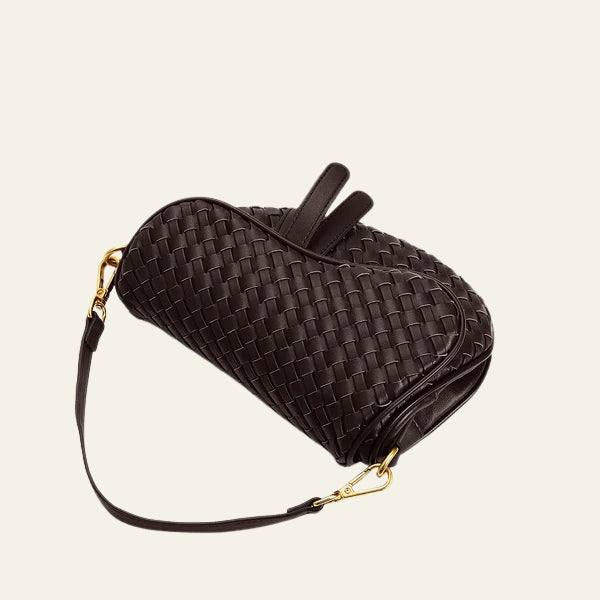 Kim's | Ravello Woven Flap Shoulder Bag | Compact Shoulder Bag