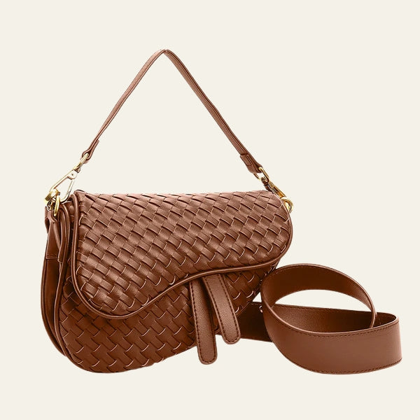 Kim's | Ravello Woven Flap Shoulder Bag | Compact Shoulder Bag