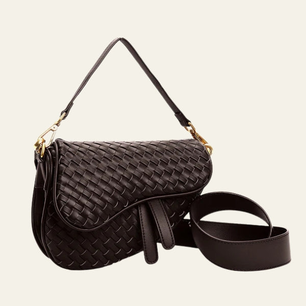 Kim's | Ravello Woven Flap Shoulder Bag | Compact Shoulder Bag