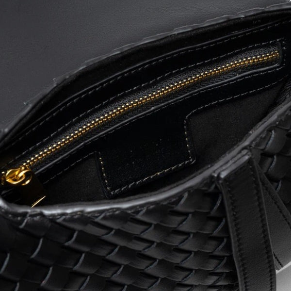 Kim's | Ravello Woven Flap Shoulder Bag | Compact Shoulder Bag