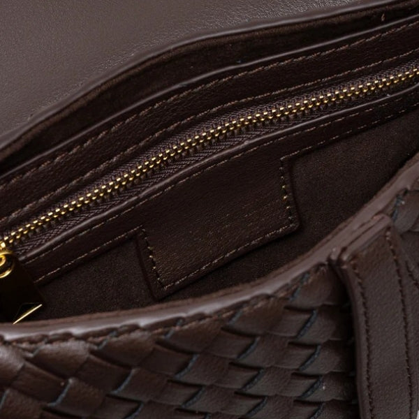 Kim's | Ravello Woven Flap Shoulder Bag | Compact Shoulder Bag