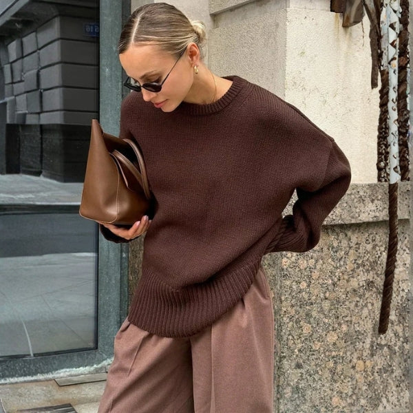 Kim's | Oslo Oversized Knit Women's Dropped Shoulder Sweater