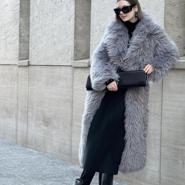 Kim's | Oslo Faux Fur Maxi Coat