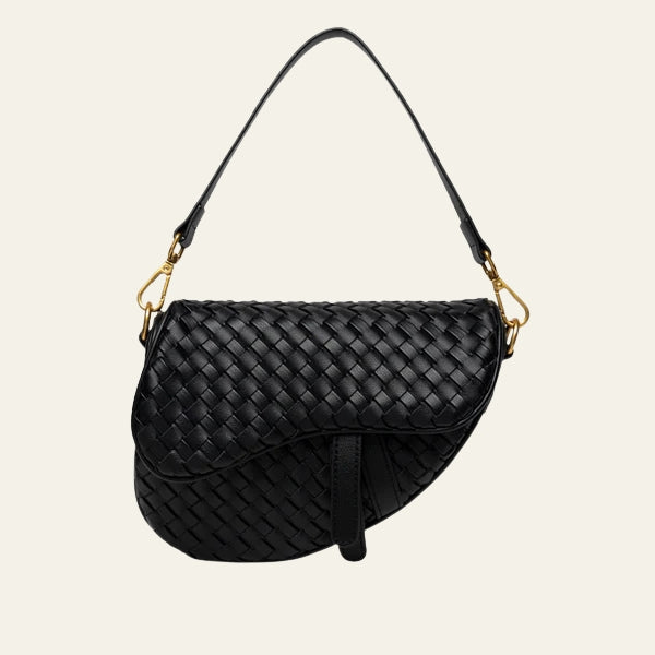 Kim's | Ravello Woven Flap Shoulder Bag | Compact Shoulder Bag