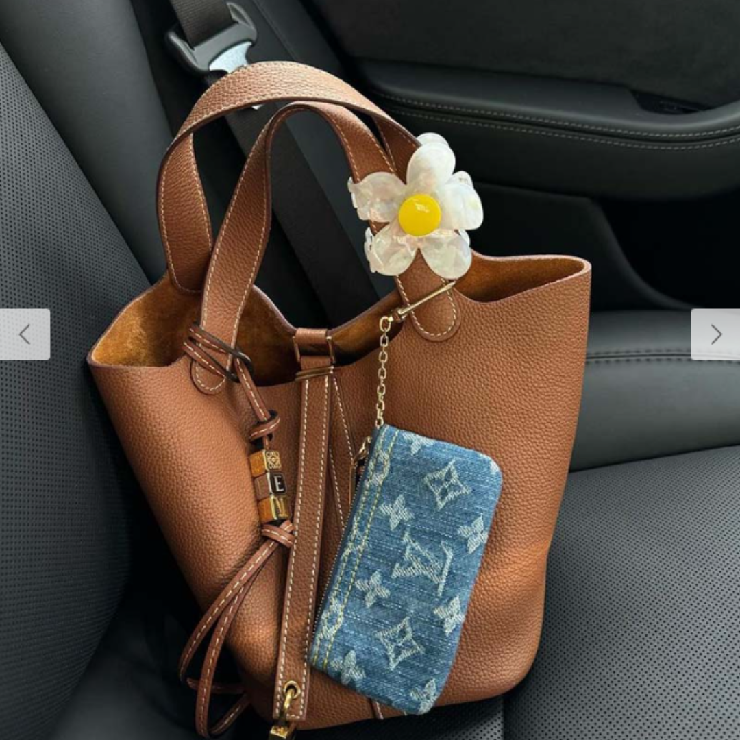 Kim's | Florence Leather Tote Bag | Structured Carryall