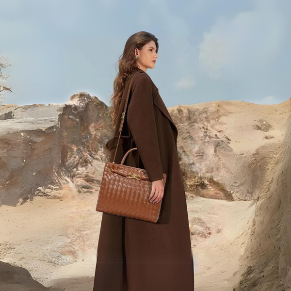 Kim's | Palermo Woven Leather Tote Bag | Structured Everyday Tote