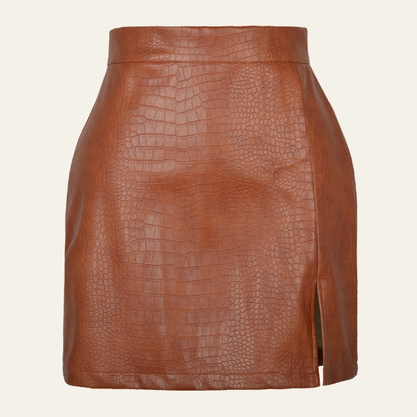 Kim's | Soho Croc-Texture Women's Mini Skirt