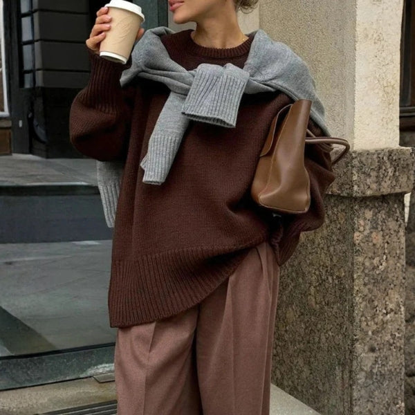 Kim's | Oslo Oversized Knit Women's Dropped Shoulder Sweater