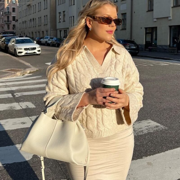 Kim's | Milan Leather Tote Bag | Structured Everyday Tote