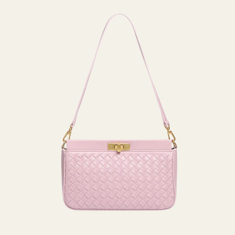 Kim's | Beatrice Woven Shoulder Bag | Compact Rectangular Bag