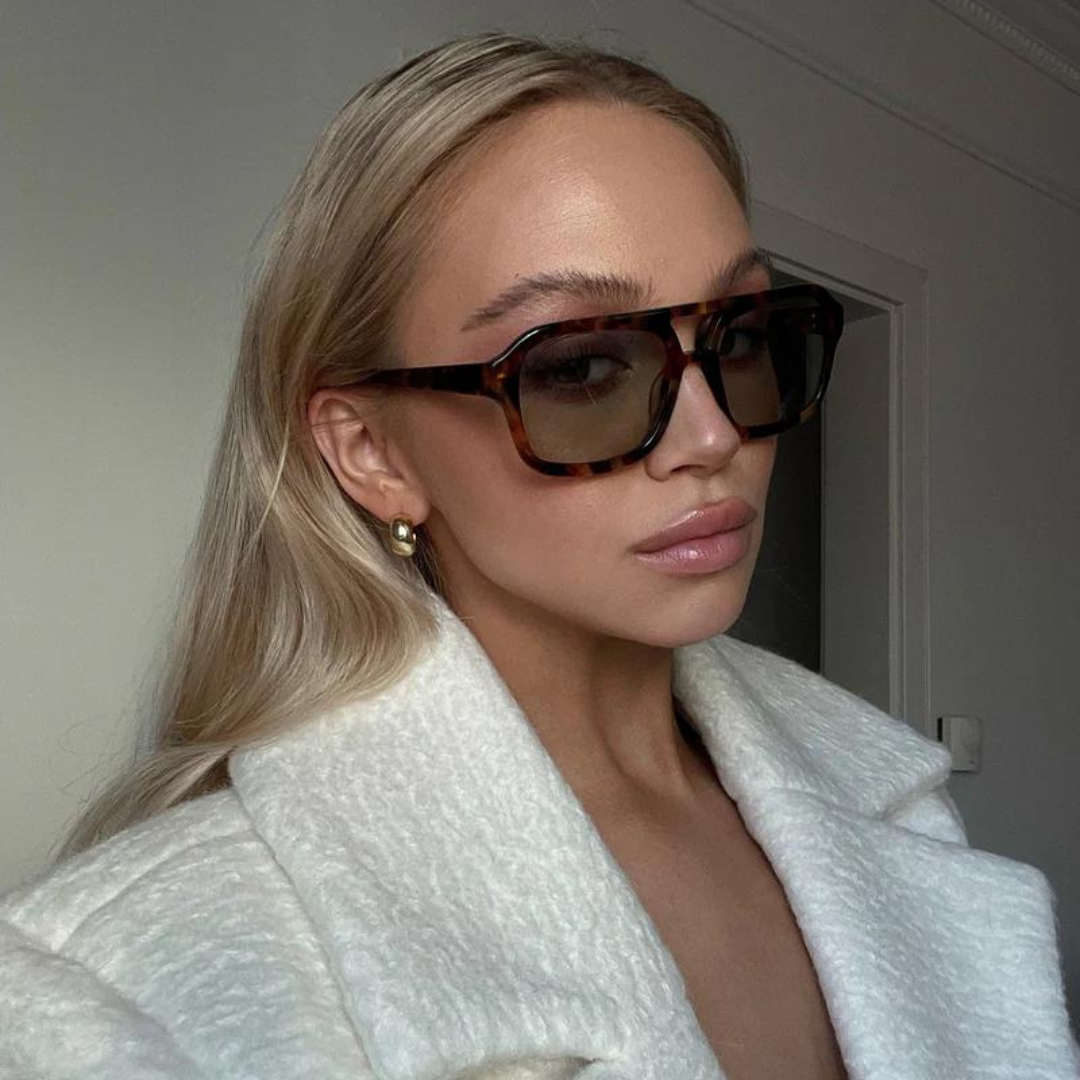 Kim's | Monaco Tortoiseshell Square Sunglasses