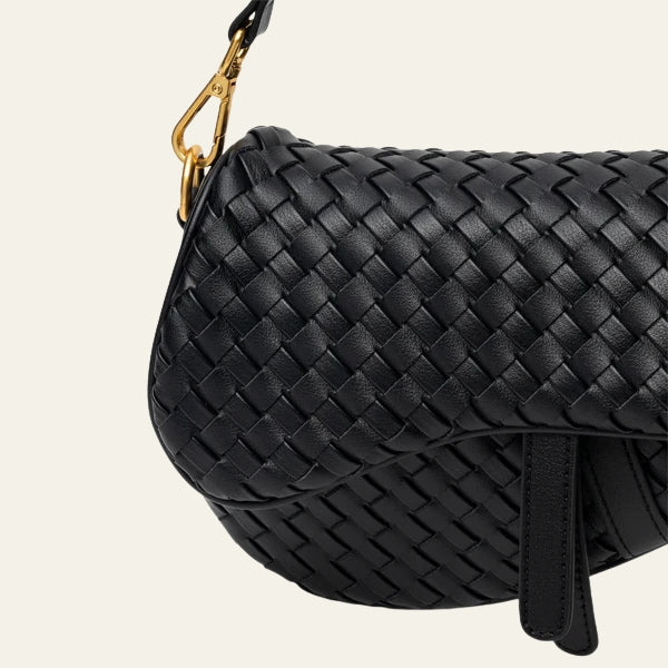 Kim's | Ravello Woven Flap Shoulder Bag | Compact Shoulder Bag