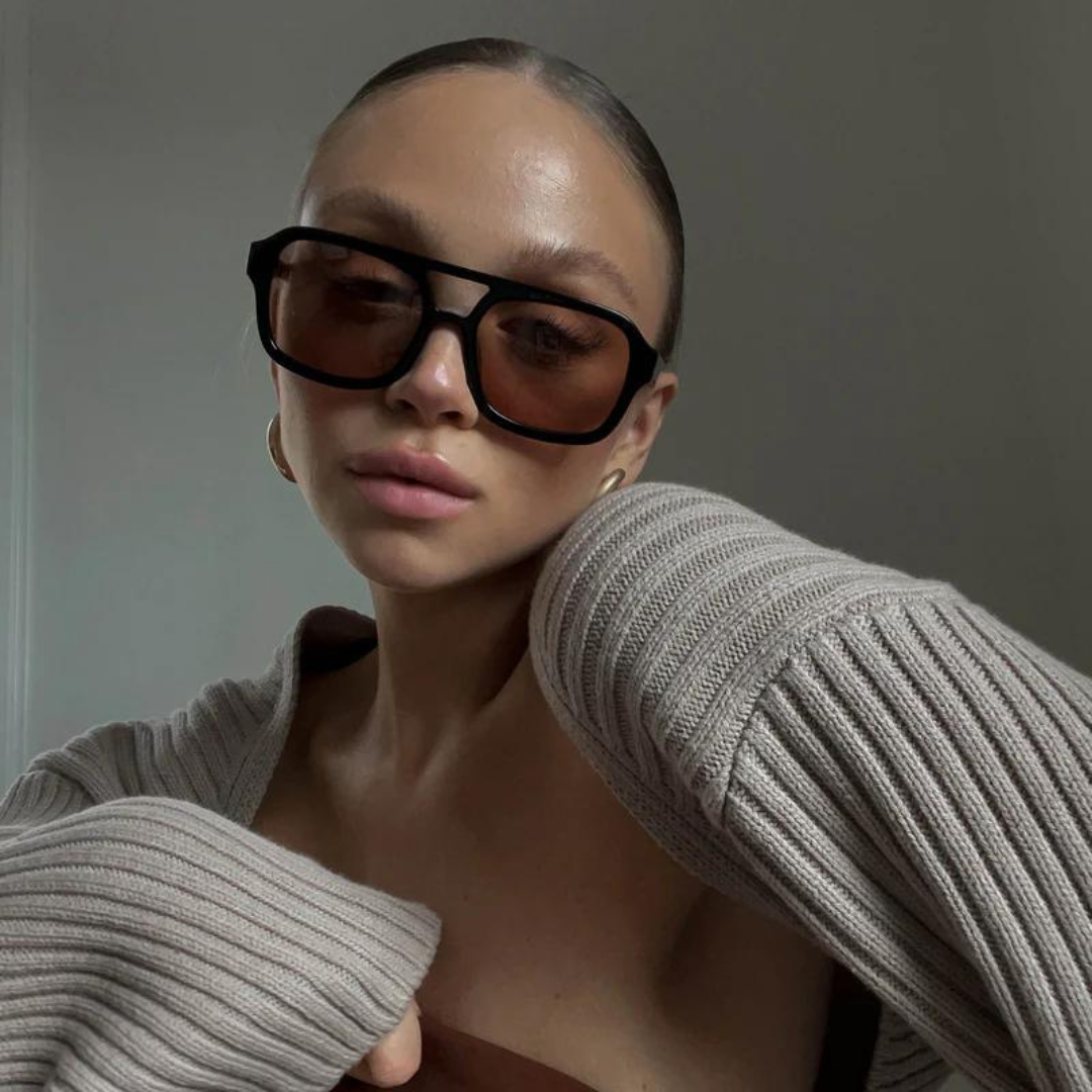 Kim's | Monaco Tortoiseshell Square Sunglasses