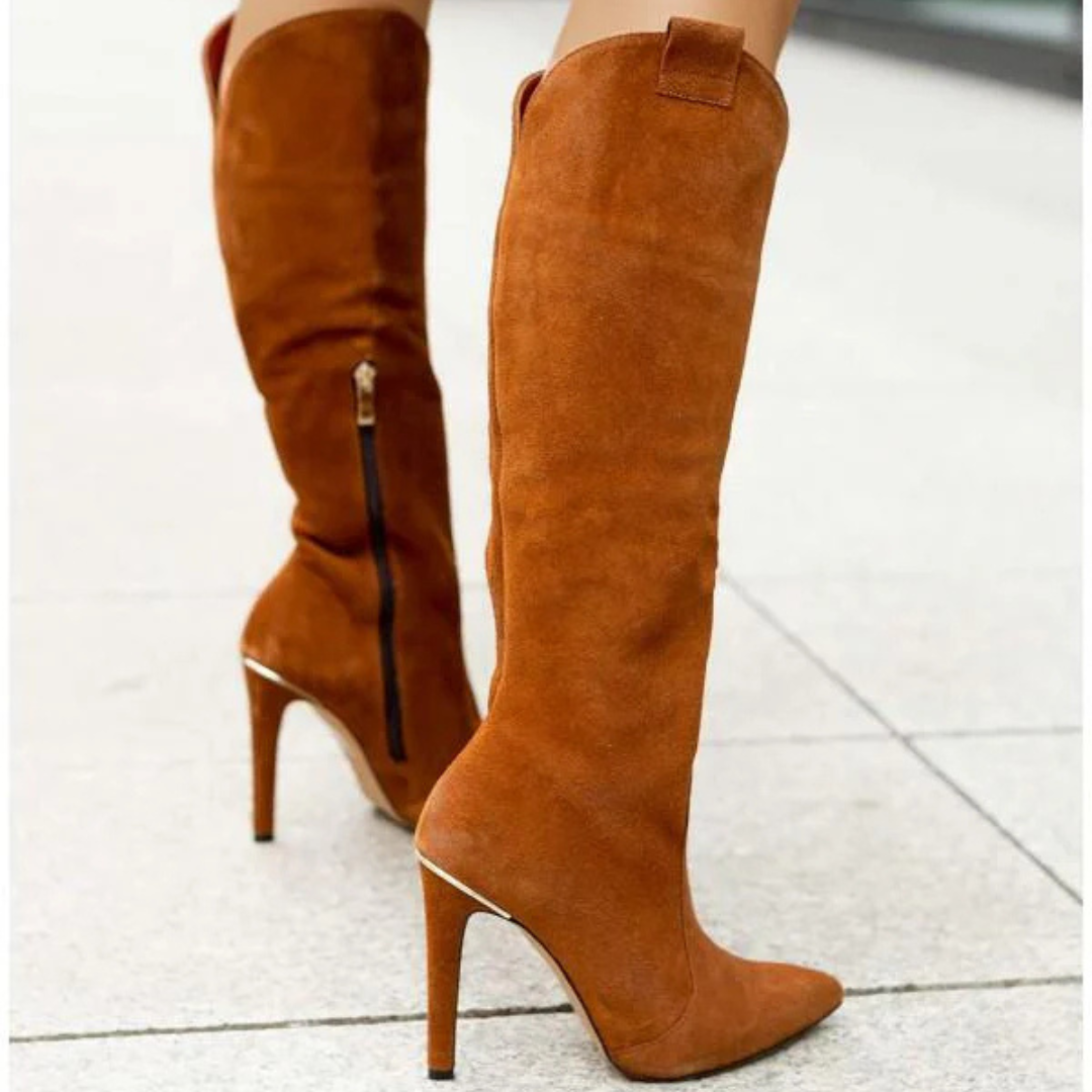 Kim's | Siena Suede Knee-High Boots