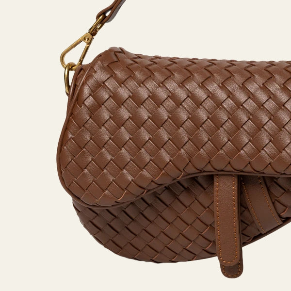 Kim's | Ravello Woven Flap Shoulder Bag | Compact Shoulder Bag