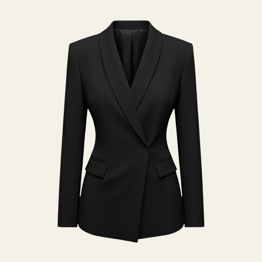 Kim's | Solene Women's Draped Lapel Blazer