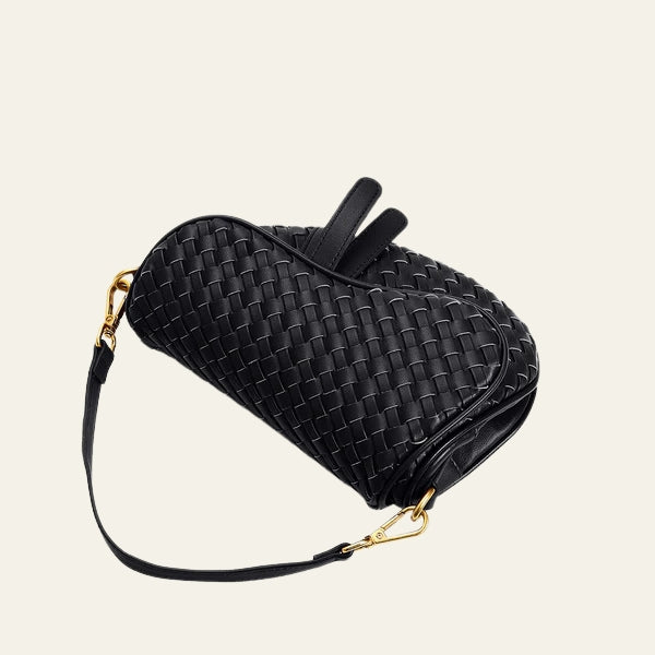 Kim's | Ravello Woven Flap Shoulder Bag | Compact Shoulder Bag