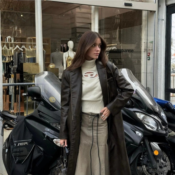 Kim's | Milan Longline Coat with Waist Belt