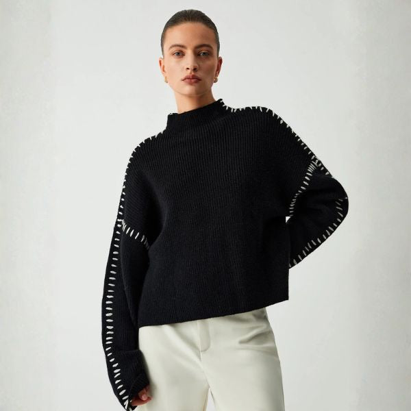 Kim's | Renley Stitched Ribbed Sweater