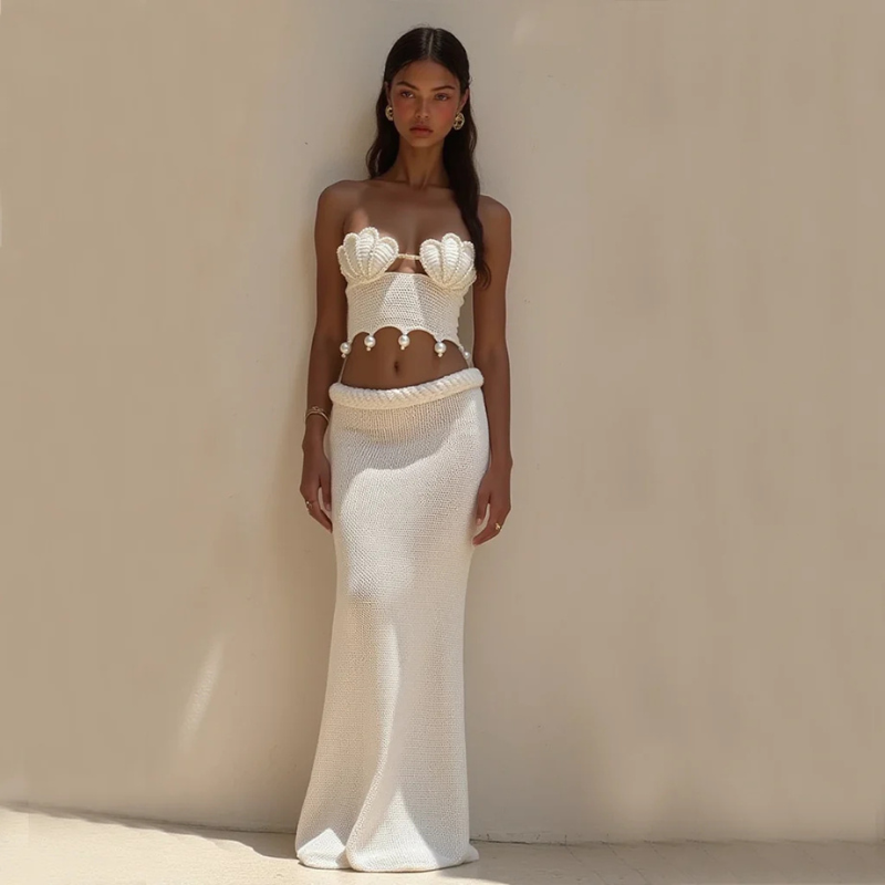 Kim's | Marlene Crochet Two-Piece Set