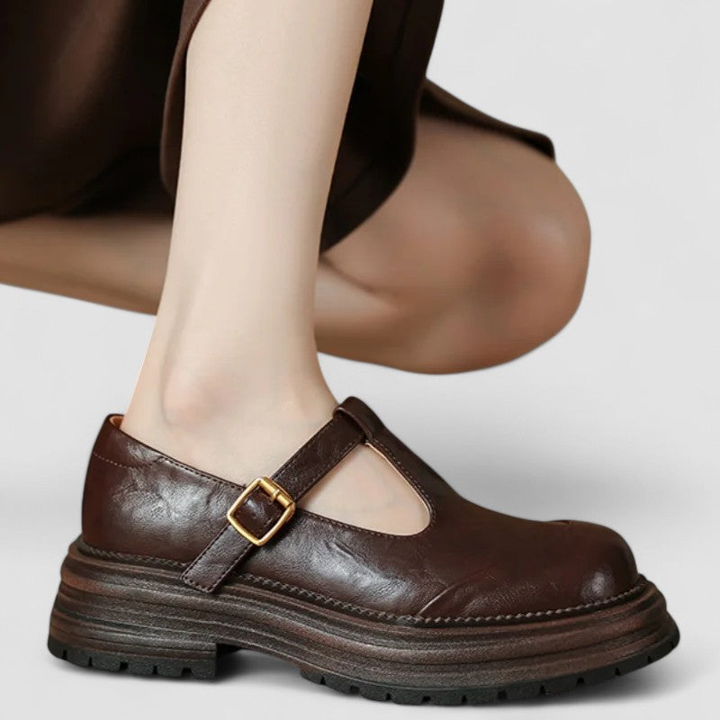Sophyann | Mary Jane Strap Shoes
