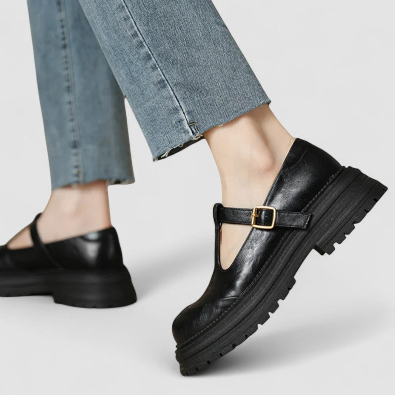 Sophyann | Mary Jane Strap Shoes