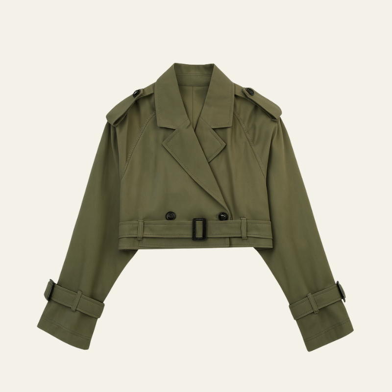 Kim's | Vienna Cropped Trench Jacket