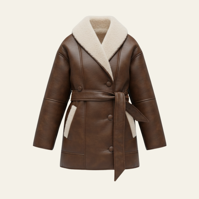 Kim's | Paris Shearling-Collar Jacket