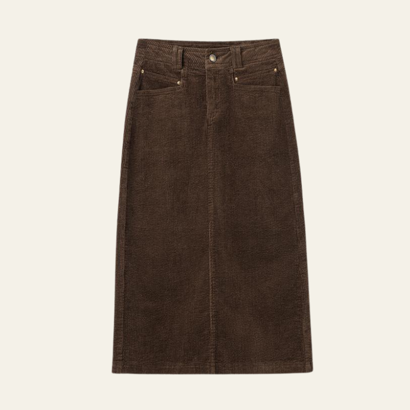 Kim's | Milan Corduroy Women's Midi Skirt