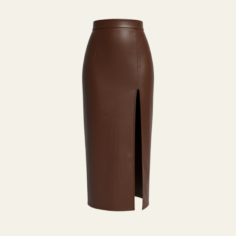 Kim's | Verona Front-Slit Women's Midi Skirt