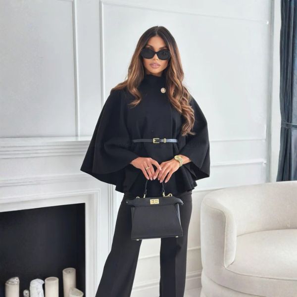 Kim's | Vienna Women’s Belted Cape Coat