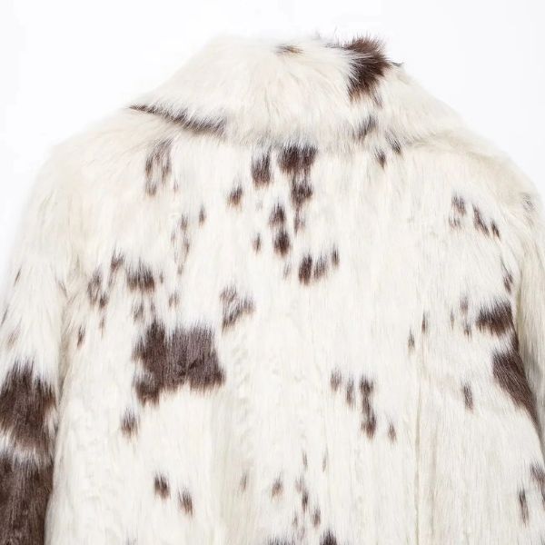 Kim's | Aspen Faux Fur Cow Print Coat