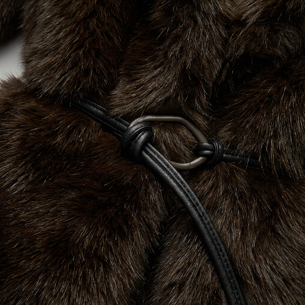 Kim's | Florence Faux Fur Belted Coat