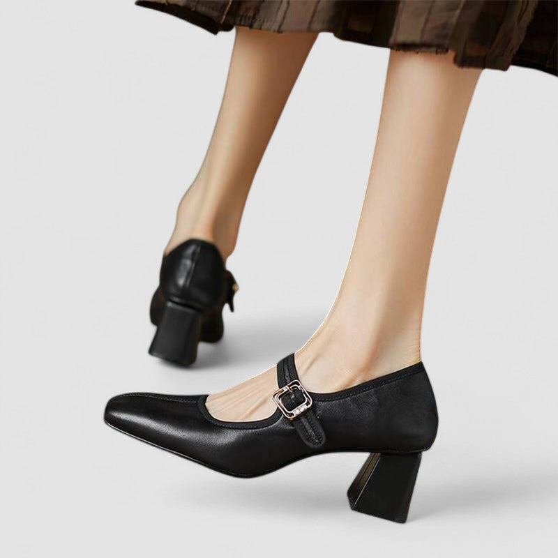 Hyreanne | Mary Jane Block Heel Shoes