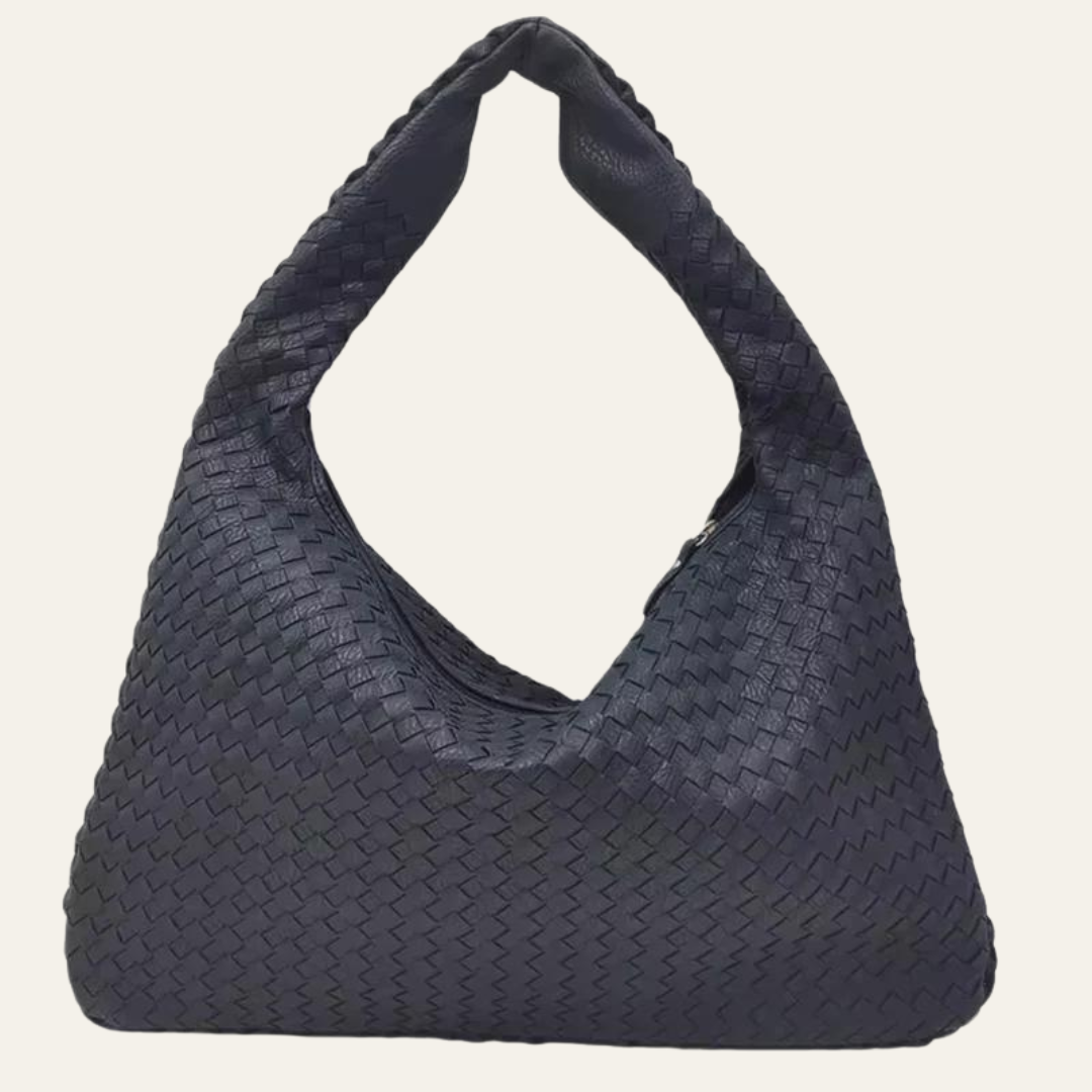 Kim's | Milan Woven Hobo Bag | Medium Structured Carryall