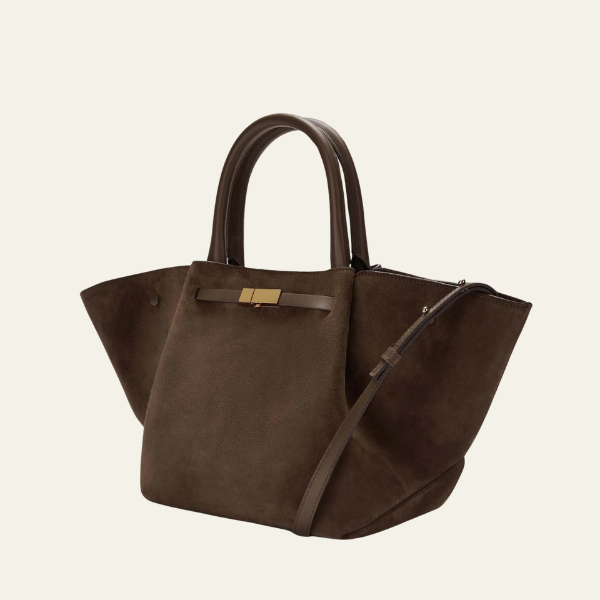 Kim's | Cortina Shearling Tote Bag | Structured Winter Tote