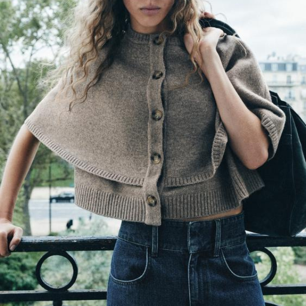 Kim's | Lucerne Women’s Wool Cape Cardigan