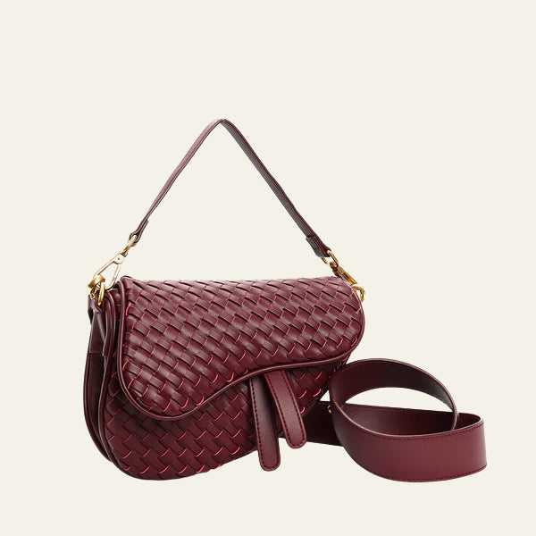 Kim's | Ravello Woven Flap Shoulder Bag | Compact Shoulder Bag