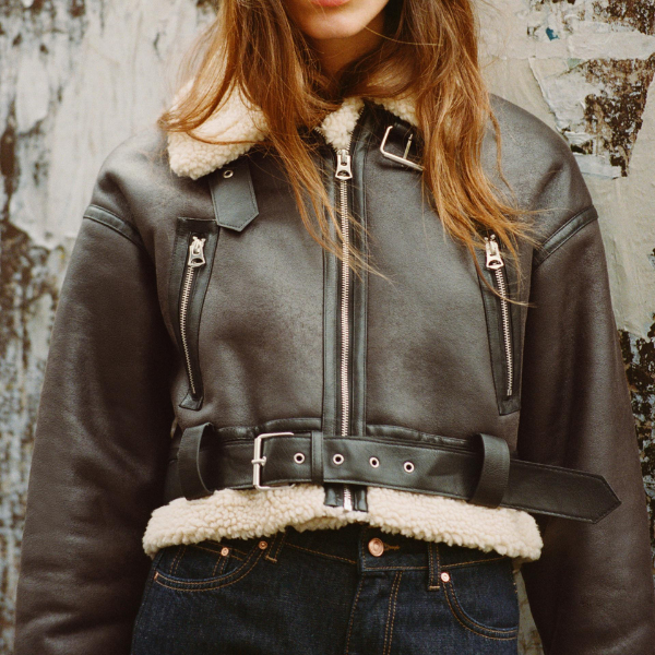 Kim's | Oslo Shearling Aviator Jacket