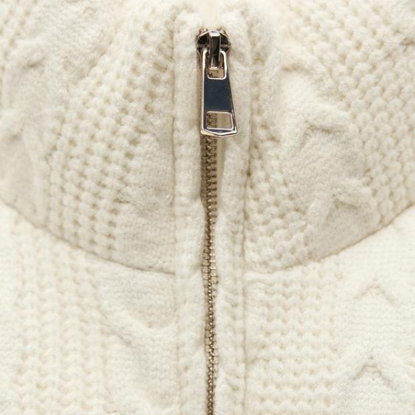 Kim's | Vienna Cable-Knit Puffer Jacket