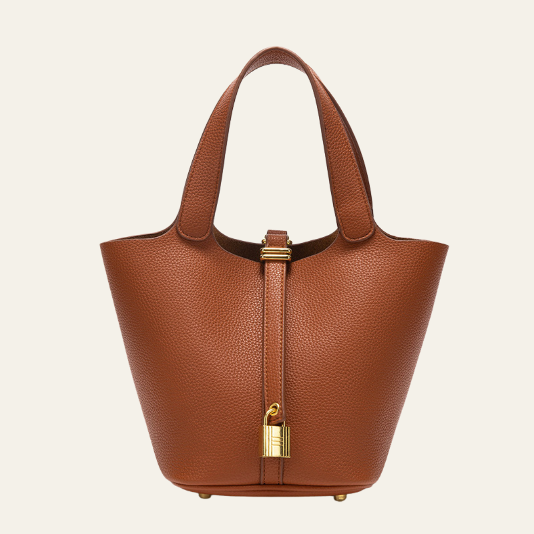 Kim's | Florence Leather Tote Bag | Structured Carryall