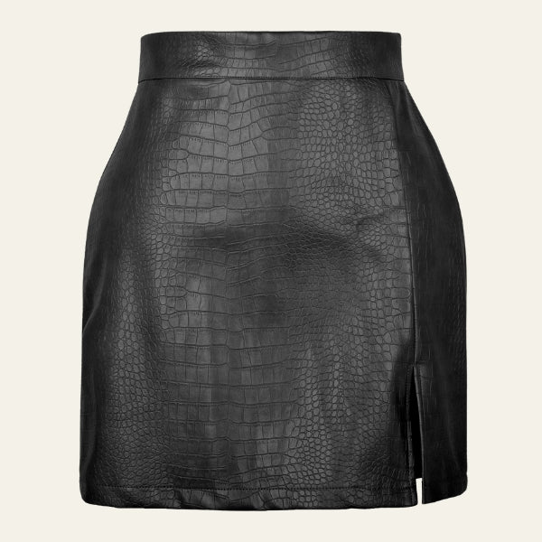 Kim's | Soho Croc-Texture Women's Mini Skirt