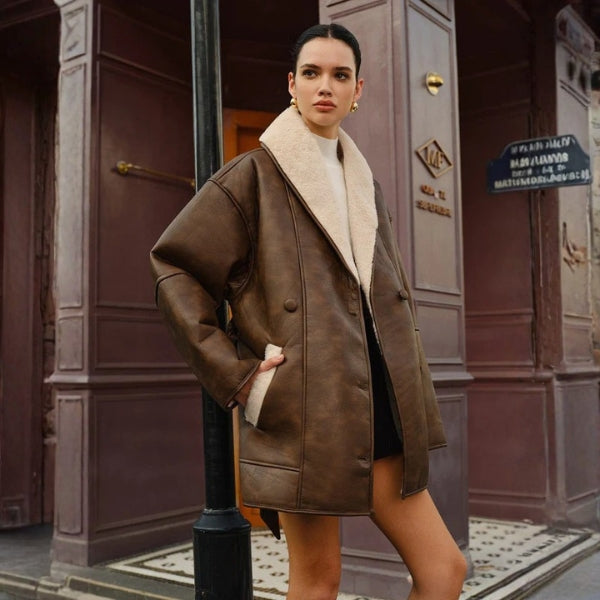 Kim's | Paris Shearling-Collar Jacket