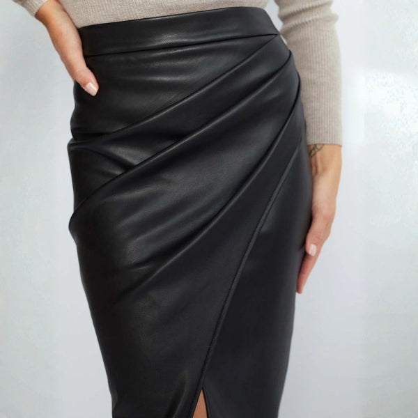 Kim's | Vienna Split Women's Wrap Midi Skirt