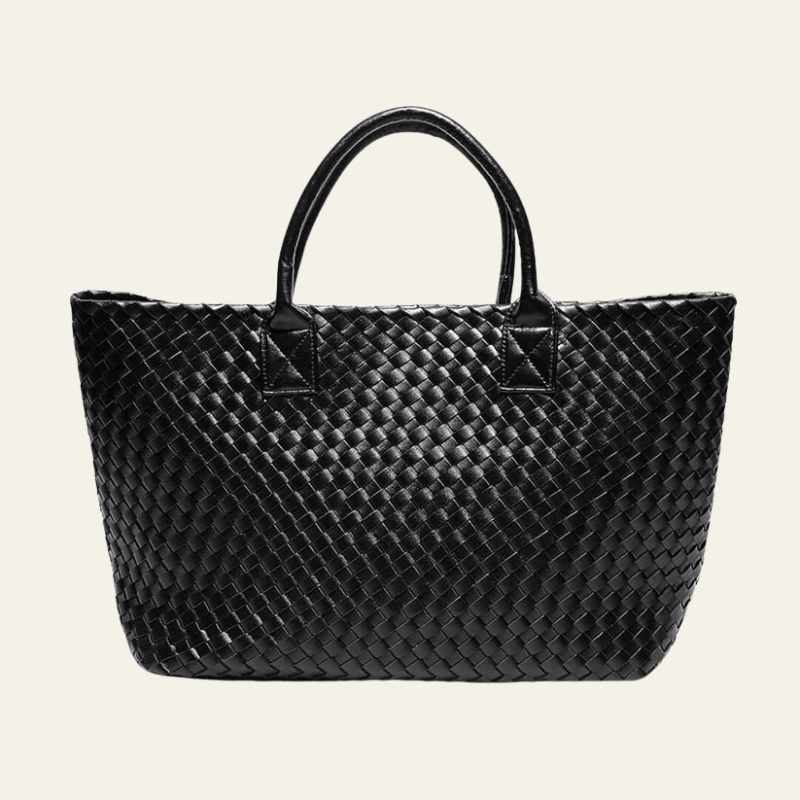 Kim's | Amalfi Woven Tote Bag | Large Structured Carryall