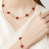CLOVER | Red Bracelet
