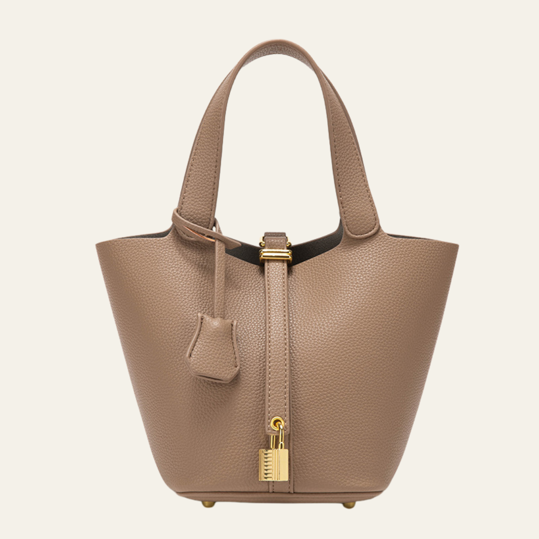 Kim's | Florence Leather Tote Bag | Structured Carryall